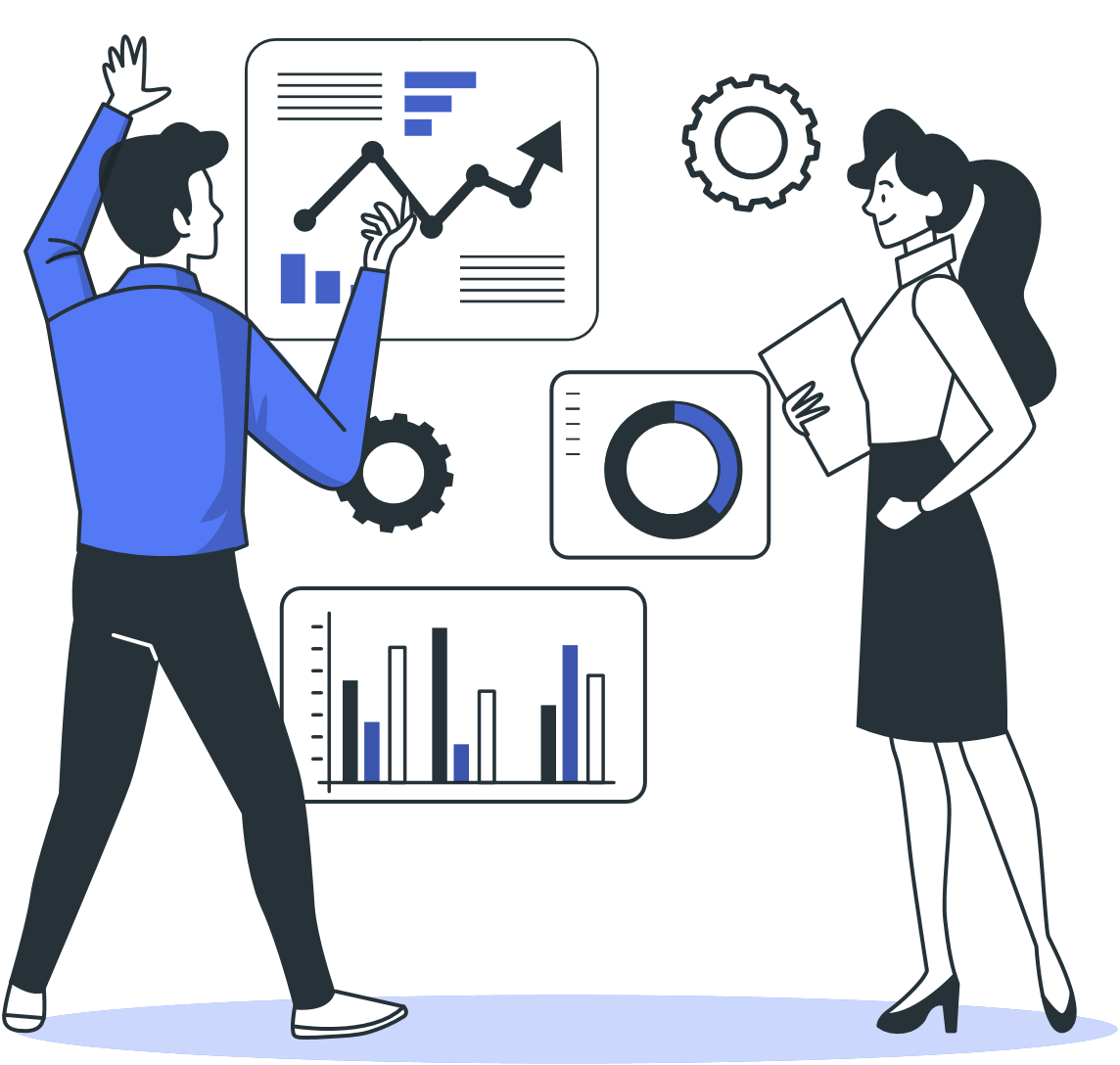 Icon representing a planning process